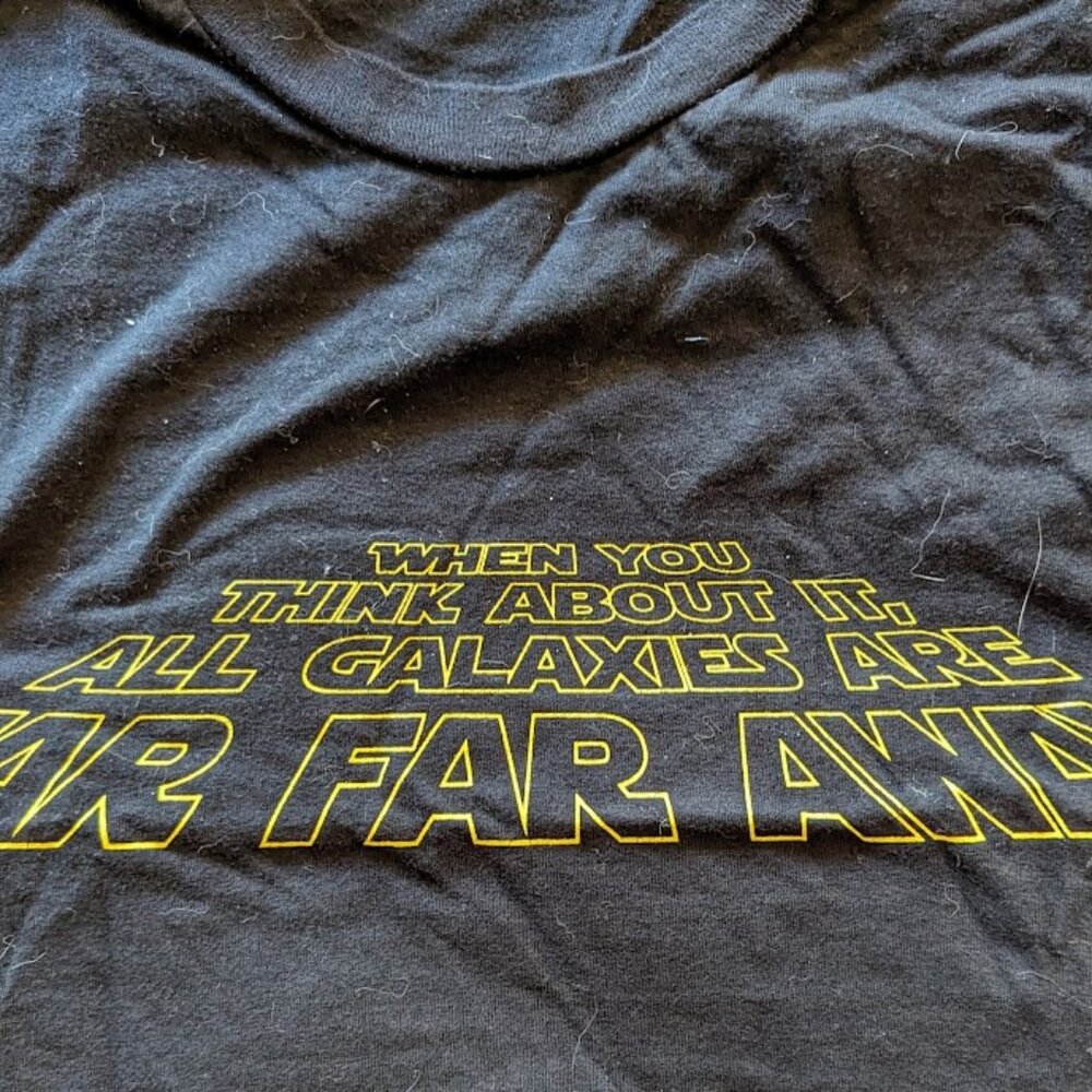 Star Wars style text tee